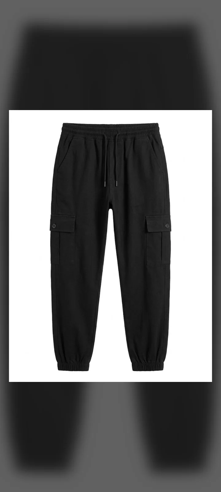 KARGO CEP PANTOLON - SİYAH